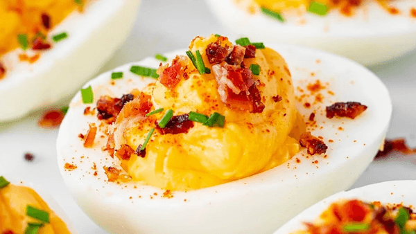 Carnivore Diet Deviled Eggs with Bacon